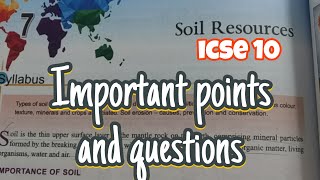 Soil Resources class 10 icse  Important points and reasoning questions  Educart [upl. by Fonseca402]