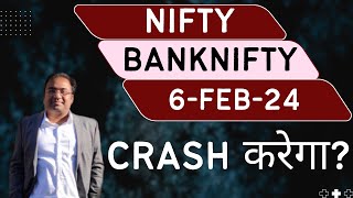 Nifty Prediction and Bank Nifty Analysis for Tuesday  6 February 24  Bank NIFTY Tomorrow [upl. by Strohbehn]