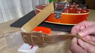 Fender Strap Lock Installation On Gretsch [upl. by Htyderem]