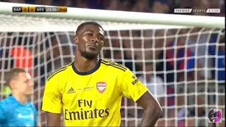 Ainsley Maitland Niles Own Goal vs Arsenal 11 Barcelona vs Arsenal  08042019 [upl. by Hendon]