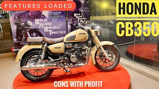 Honda cb350 Review video 2023 latest video  PriceFeaturescolourE20hondacb350 [upl. by Ahtekahs]