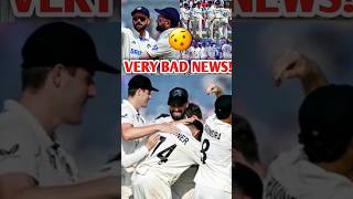 India VERY BAD NewsWTC Final Update 😥 NZ Creates HISTORY 🔥 India Vs New Zealand Test News [upl. by Ahtenak]