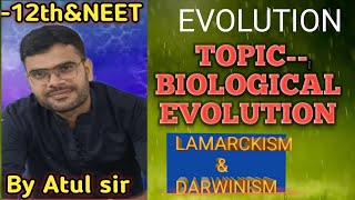 BIOLOGICAL EVOLUTION amp MECHANISM OF EVOLUTION [upl. by Quincey]