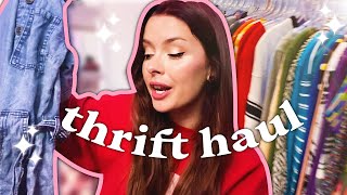 Come Thrift Shopping With Me  Thrift Try On Haul amp Life Update [upl. by Troc]