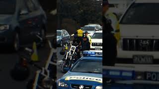 Comancheros MC entering Canberra 2014 gridsparta bikies comancheromc [upl. by Gladis625]