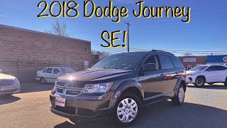 2018 Dodge Journey SE Startup Walkaround and features [upl. by Nessim]