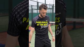 All Padel Rules for Netplay padel padelshorts padeltips padelrules [upl. by Naxor]