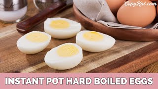 How to Make Hard Boiled eggs in an Instant Pot [upl. by Gladi292]