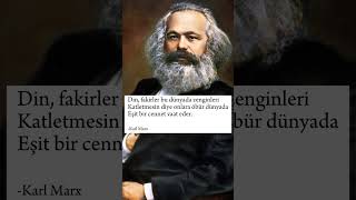 Karl Marx Din Fakirler ve zenginlerin eşitliği felsefe [upl. by Kielty735]