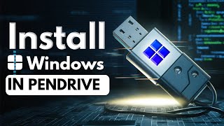 How to install Windows 10 or 11 in PenDrive Using WintoUSB  How to Create LIVE Windows 10 USB [upl. by Lib]