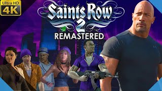 Saints Row 2 Remastered  Cinematic Movie As Dwayne Johnson 4K [upl. by Louanne699]