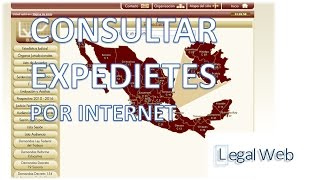 Como consultar expedientes de juicios federales por Internet  Tutorial  Legal Web [upl. by Royal]