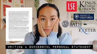 how to write the best personal statement  uk ucas university [upl. by Roon721]