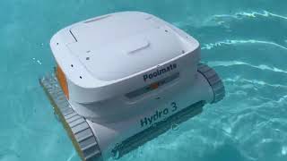 Poolmate hydro 3 automatic pool cleaner review and demo by Sara [upl. by Eibrab]