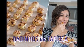 DADINHOS DE TAPIOCA como fazer e armazenar [upl. by Ahsinotna616]