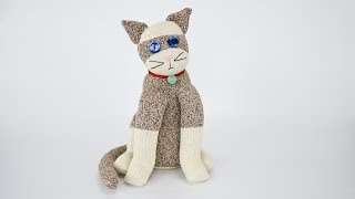 How to Sew A Sock Cat [upl. by Athey]