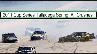 All NASCAR Crashes from the 2011 Aarons 499 [upl. by Mirelle]