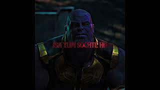 Thanos Edit  Navjaxx VXLLAIN  Shattered  Avengers Infinity War  marvel shorts [upl. by Nosaj70]