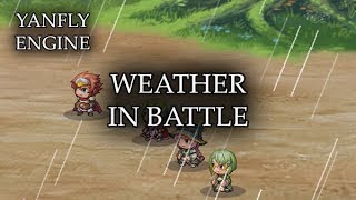 YEP186  Weather In Battle  RPG Maker MV [upl. by Ellennej]