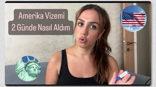 Amerika Turist Vizesini Nasıl 2 Günde AldımTüyolar ve Önemli Detaylar [upl. by Lipkin]