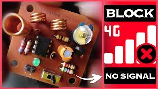 Make Your Own Cell Phone Signal Jammer Using NE555 Timer [upl. by Delfeena]