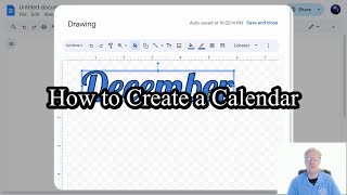 How to Create a Calendar with Google Docs [upl. by Gladwin]