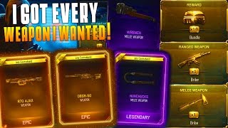 I GOT EVERY WEAPON I WANTED Triple Play Weapon Bribe Supply Drop Opening 4 Weapon Bribes [upl. by Martinez]