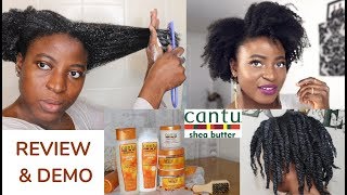 A Quick Cantu Wash Day amp Review  4C Hair  Kenny Olapade [upl. by Elac]