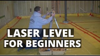 How To Use A Laser Level SelfLeveling Laser Basics [upl. by Oshinski]