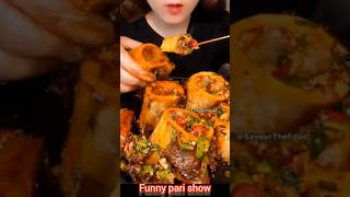 Spicy Bone Marrow mukbang eatingchallengekorean food asmar challenge [upl. by Emelia]