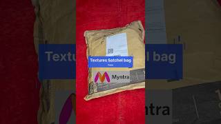 Satchel bag from myntra myntrasatchelshandbagsytshortsytshortsyoutubeshorts [upl. by Noel]