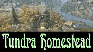 Skyrim SE Tundra Homestead Creation Club Player Home Review [upl. by Gamin778]