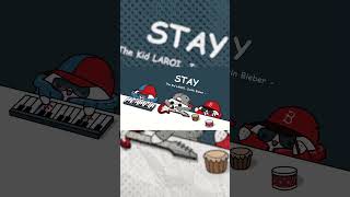 The Kid LAROI Justin Bieber  STAY cover by Bongo Cat 🎧 [upl. by Jase843]