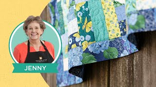 Make a Self Binding Quilt with Jenny Doan of Missouri Star Video Tutorial [upl. by Andaira]