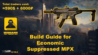 Escape from Tarkov 012 Eco build of Suppressed MPX [upl. by Ennahtur211]