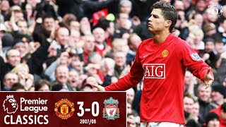 Ronaldo stars as United beat 10man Liverpool  Manchester United 30 Liverpool 2008  Classics [upl. by Justicz]