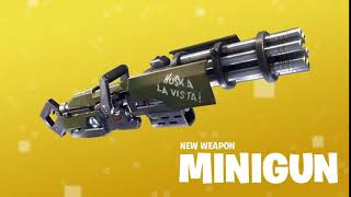 Fortnite Minigun Sound Effect [upl. by Adlay501]