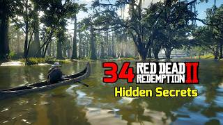 34 Hidden Secrets That Players Missed in Swamp  Red Dead Redemption 2 [upl. by Rauch]