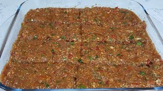 Lahmacun İçi Tarifi ve Malzemeleri [upl. by Lorrie]