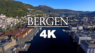 B E R G E N f r o m A B O V E  4K Autumn Drone Movie [upl. by Matthieu402]