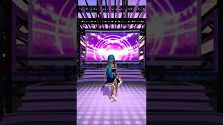 PT2 blue hair girl tyla dance remix artist pop music [upl. by Norvun]