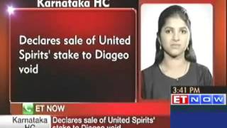 Unites Spirits stake sale to Diageo void Karnataka HC [upl. by Baxy741]