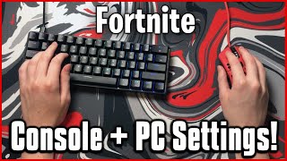 Ultimate Keyboard and Mouse Settings  Sensitivity Keybinds amp More Fortnite PCConsole [upl. by Whittaker]