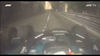 Sebastian Vettel overtaking 3 times  Monaco GP 2022 [upl. by Sandon]