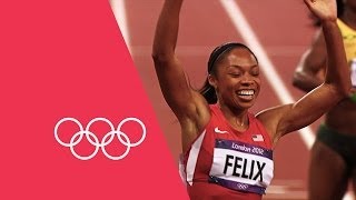 London 2012 200m Champion Allyson Felix Exclusive Interview  Athlete Profile [upl. by Frans925]