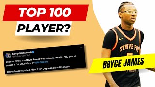 Is Bryce James REALLY A Top 100 High School Basketball Recruit [upl. by Alcinia]