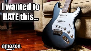 I bought the famous Amazon Stratocaster Guitar by Fender [upl. by Neehar]