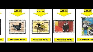 Stamps Worth Money Queen Elizabeth II  1980 Philately Values Australian [upl. by Byrle]