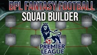 MY BPL FANTASY FOOTBALL SQUAD BUILDER FIFA 14 ULTIMATE TEAM [upl. by Eiramyllek]