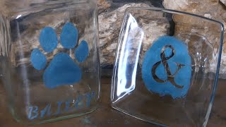 On The FlyDIY How to Add Color to Etched Glass [upl. by Abshier420]